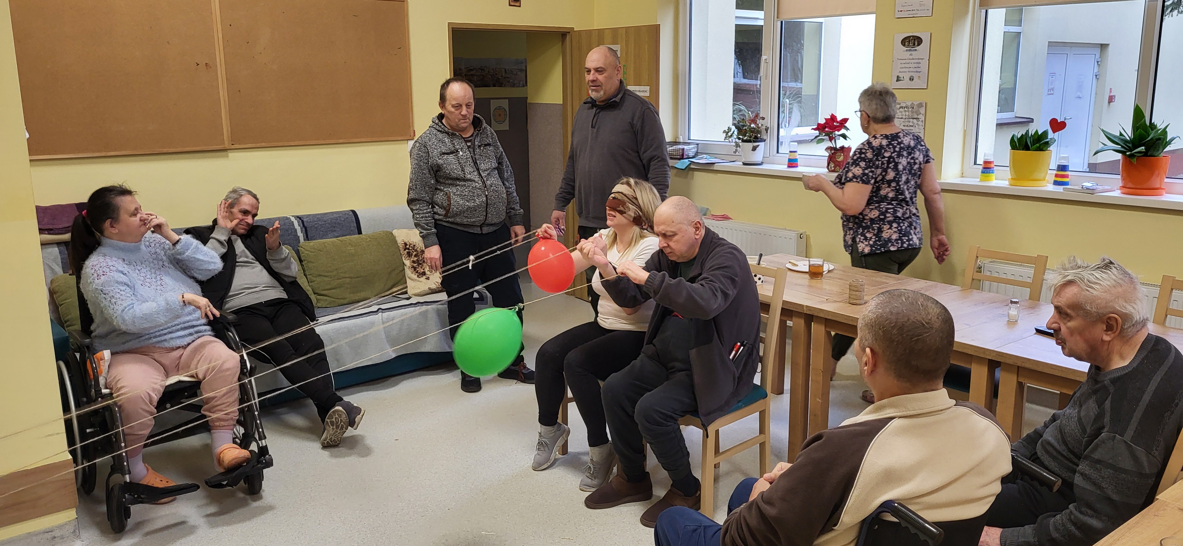 Mieszkańcy DPSu grają w ciekawe gry